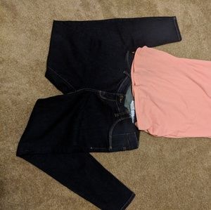 Maternity side panel jeggings